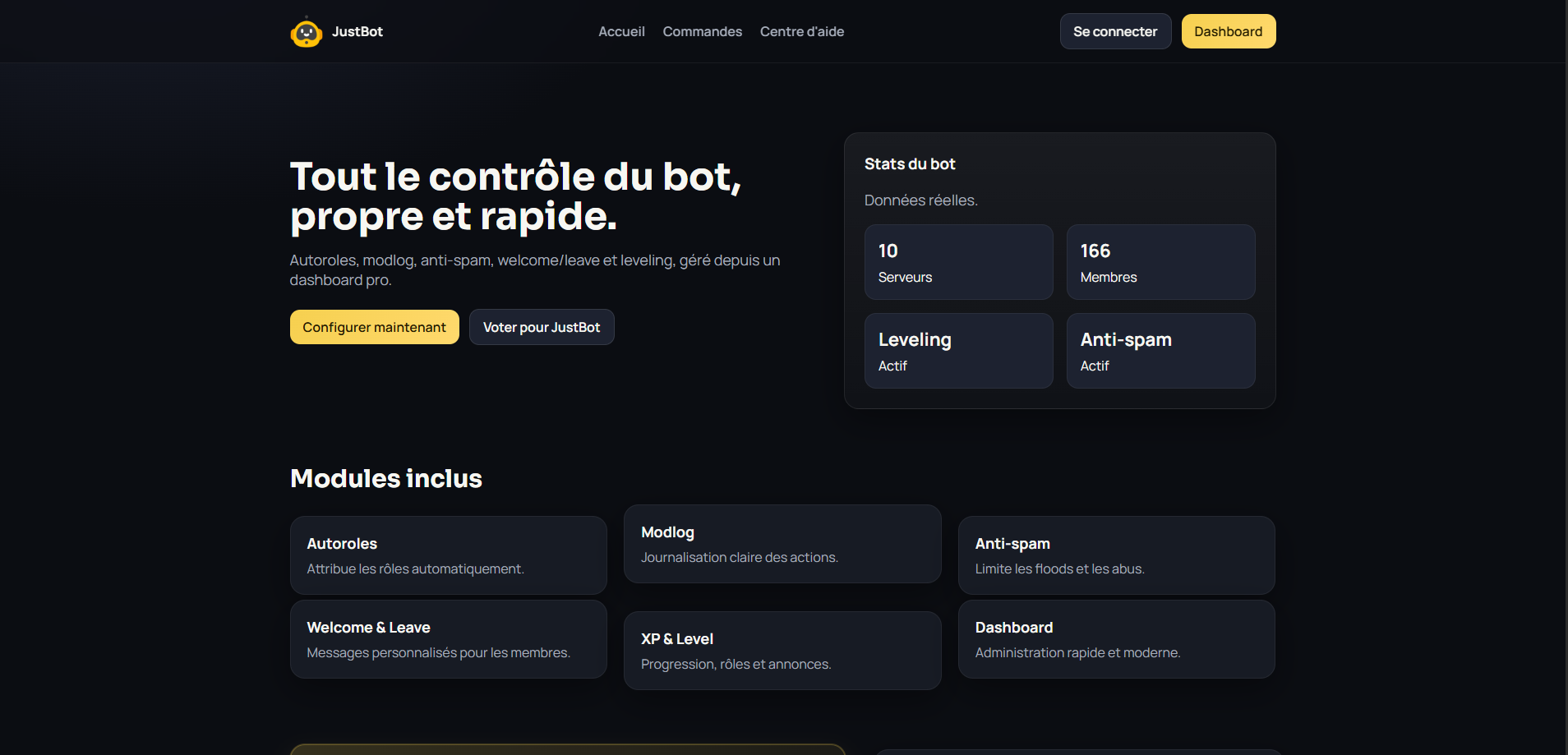 JustBot - Juste un bot Discord